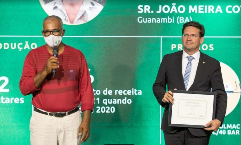 Fruticultor de Ceraíma, em Guanambi, ganhou Prêmio ATeG Agronordeste de melhor desempenho produtivo da Bahia