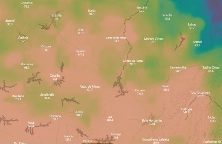 Meteorologia prevê volta da chuva na Bacia do rio São Francisco nos próximos dias