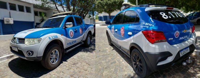 Veículos apreendidos foram transformados em viaturas para a PM de Guanambi