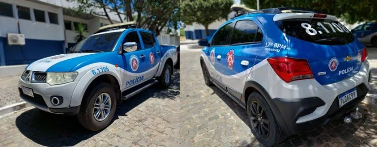 Veículos apreendidos foram transformados em viaturas para a PM de Guanambi