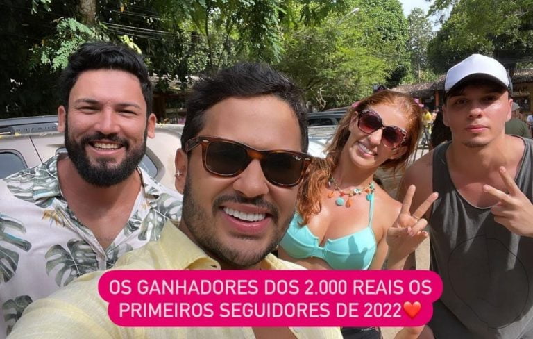 Turista de Guanambi ganhou R$ 2 mil em brincadeira do humorista Lucas Guimarães