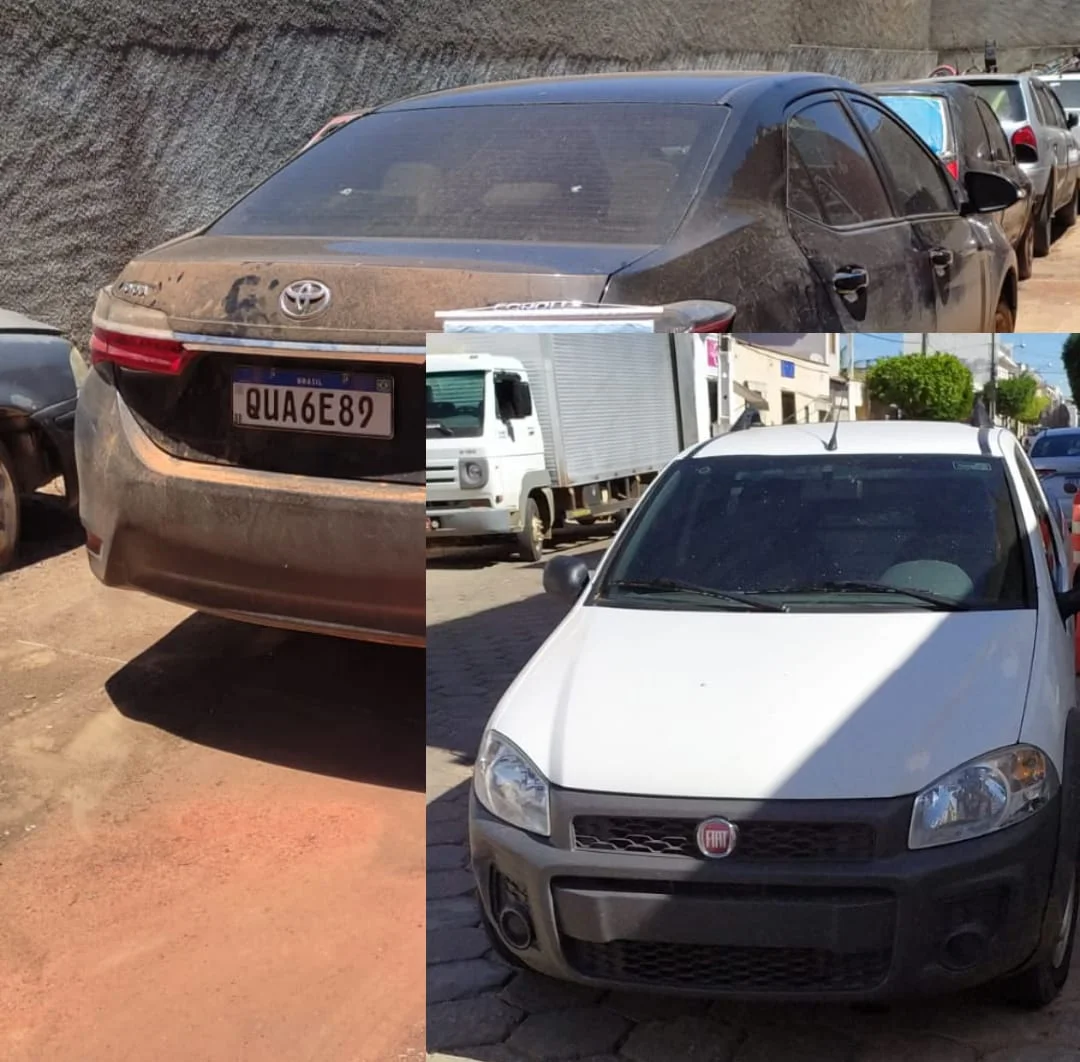 Carros roubados em Minas Gerais e São Paulo foram recuperados em Caculé e Tanque Novo