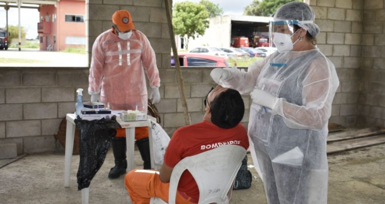Após surto entre cariocas, bombeiros que atuam na região de Vitória da Conquista são testados para Covid-19