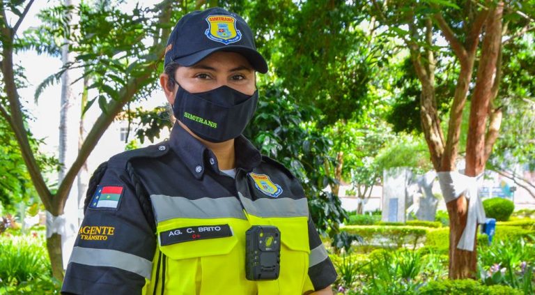 Agentes de Trânsito de Vitória da Conquista receberam fardas com câmeras acopladas