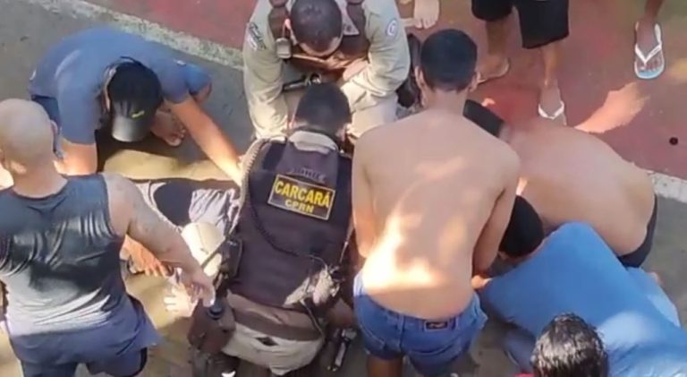Vítima de afogamento no rio São Francisco em Juazeiro foi resgatada por PMs após ficar 10 minutos submerso