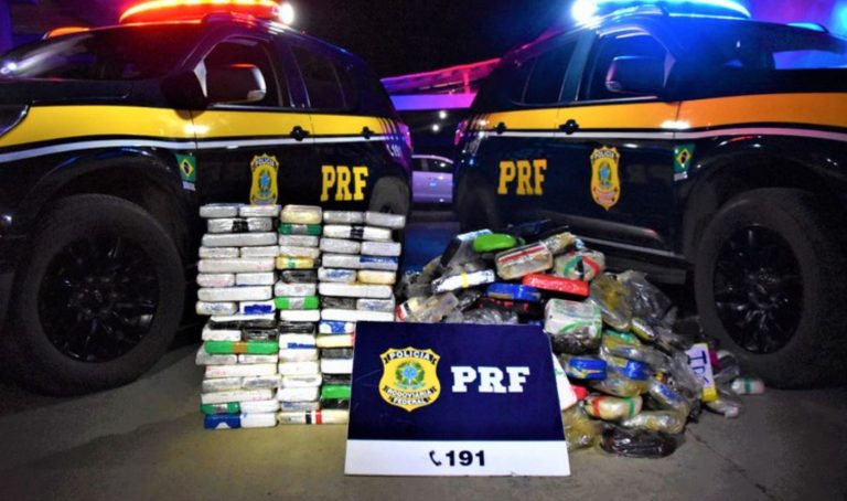 PRF apreendeu mais de 400 quilos de pasta base e cloridrato de cocaína em Barreiras