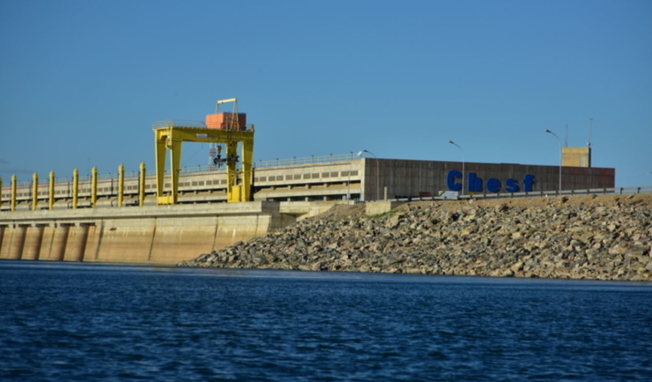 Foto mostra barragem da hidroelétrica de Sobradinho