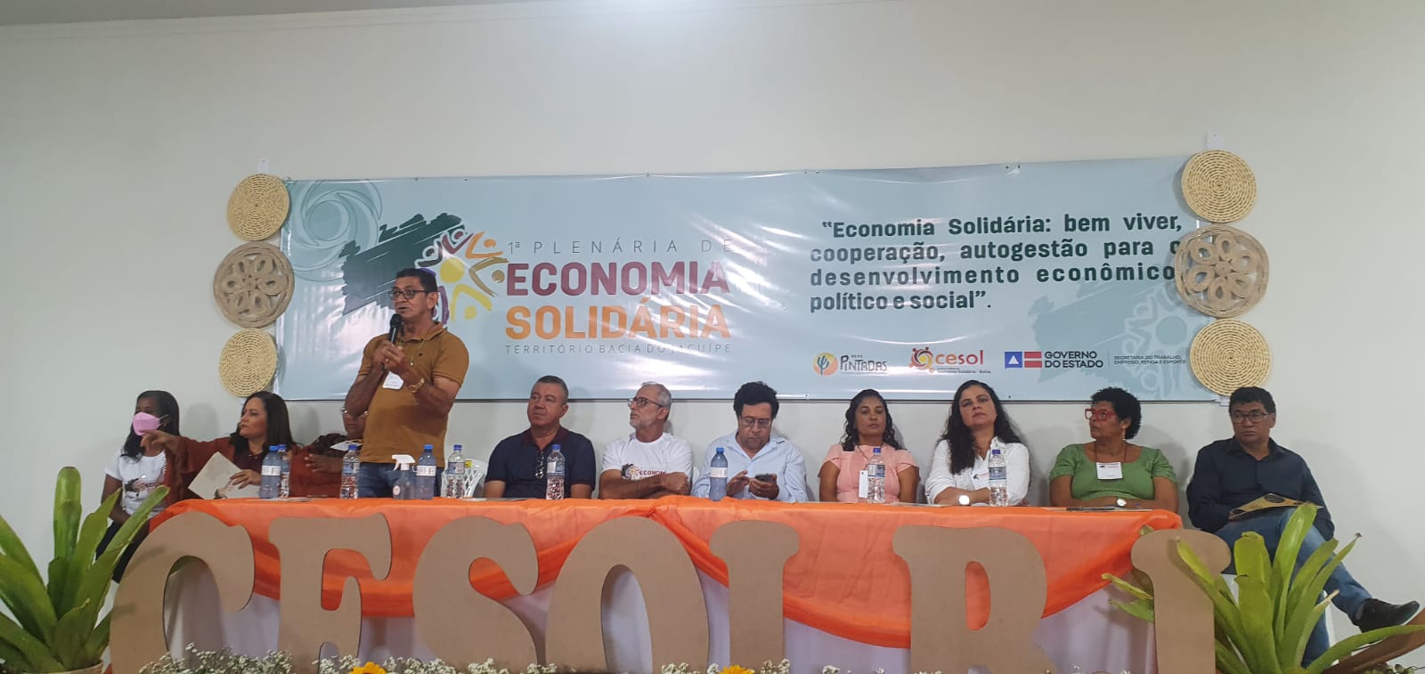 Centros Públicos de Economia Solidária realizam plenárias em Guanambi, Serrinha e Vitória da Conquista