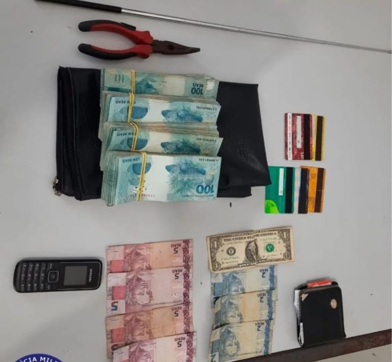 PM recupera 40 mil reais de roubo no Banco Santander em Barreiras