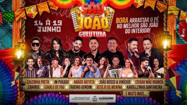 Secretaria confirma programação completa do São João do Gurutuba
