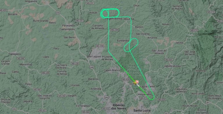 Avião que seguia para Guanambi realizou pouso de emergência em Belo Horizonte