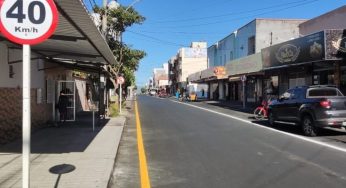 Prefeitura finaliza sinalização na Av. Petrônio Portela em Guanambi e alerta para multas