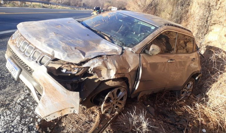 Motoristas escaparam ilesos de acidente na BR-030, em Guanambi