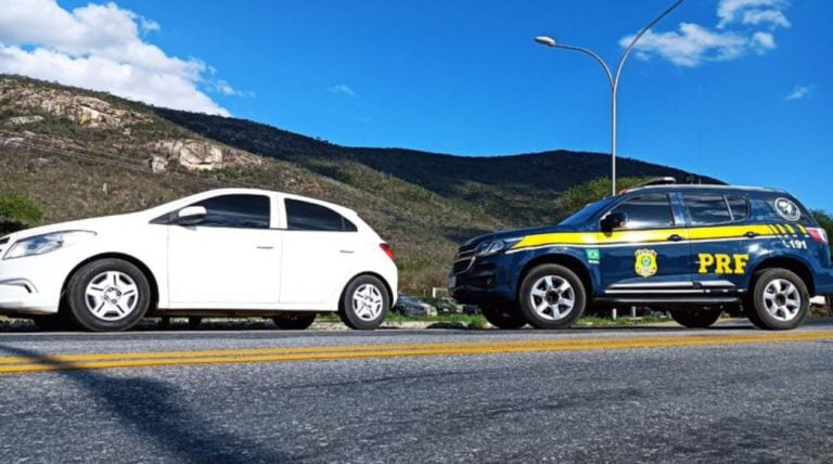 Em Jequié, PRF recuperou veículo roubado no Rio Grande do Norte que circulava clonado na Bahia