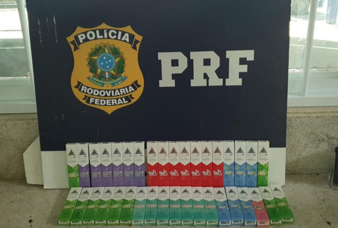 PRF cigarros eletrônicos