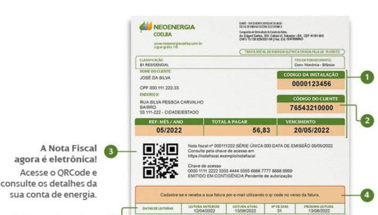 Conta de energia na Bahia terá novo formato a partir de 1º de setembro