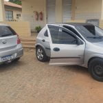 Carros apreendidos pela Polícia Militar