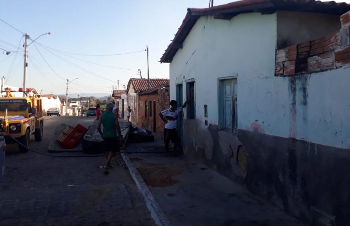 Incêndio bairro Monte Pascoal Guanambi