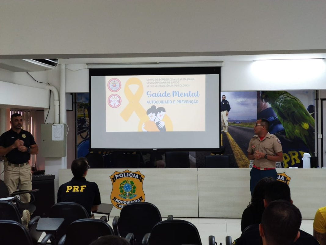 PRF e Bombeiros Militares da Bahia participaram de formação sobre saúde mental