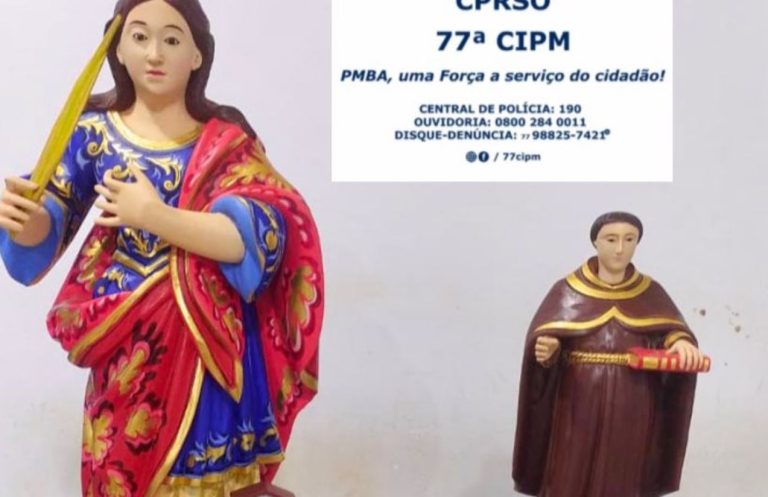 imagens sacras roubadas em brumado
