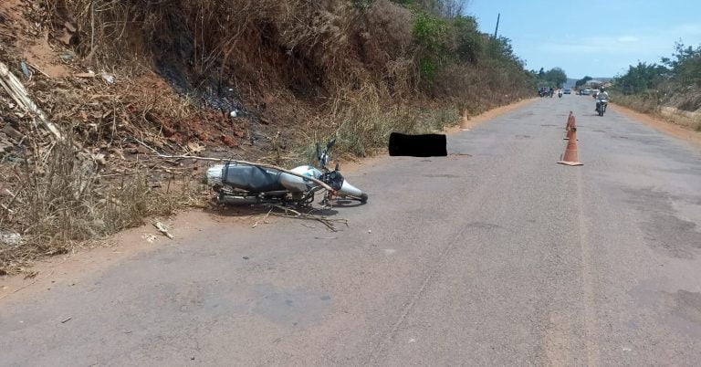 Acidente de moto em Caetité