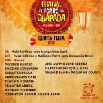 Festival de Forró da Chapada 2022 dia 13 de outubro