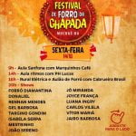 Festival de Forró da Chapada 2022 dia 14 de outubro