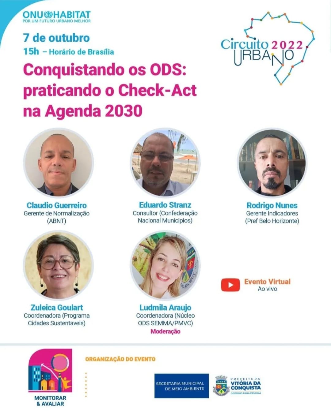 Webinar agenda 2030 e ODS - 07 de outubro Vitória da Conquista