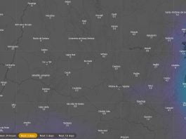 acumulado de chuva fim de semana eleições bahia