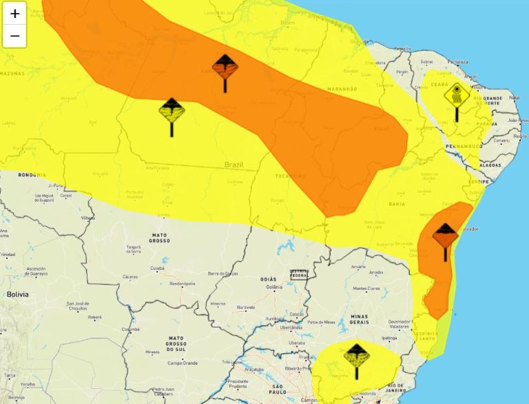 alerta meteorológico Salvador