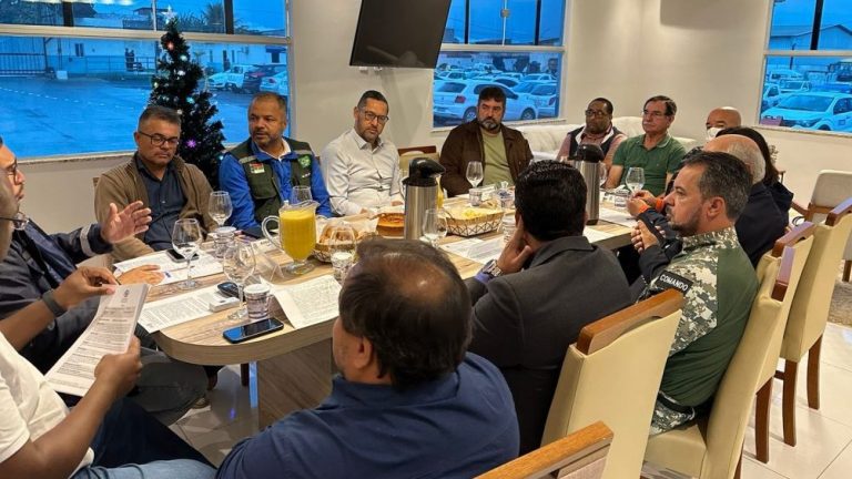 Comitê de crise realizou primeira reunião na manhã desta segunda-feira (28) - Reprodução | PMVC