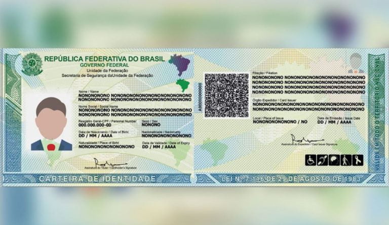 Nova carteira de identidade