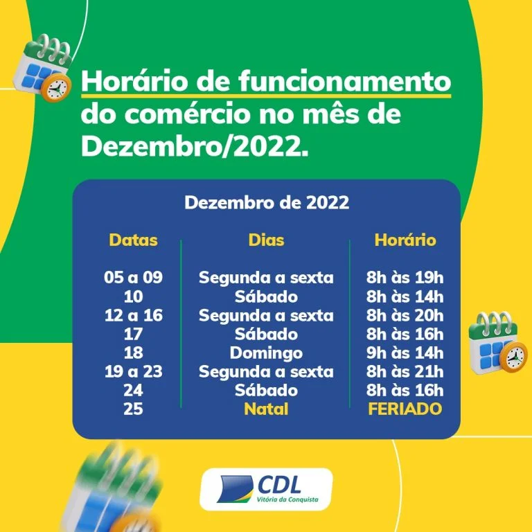 Horário do comércio na COPA DO MUNDO 2022 - CDL - Jaraguá do Sul