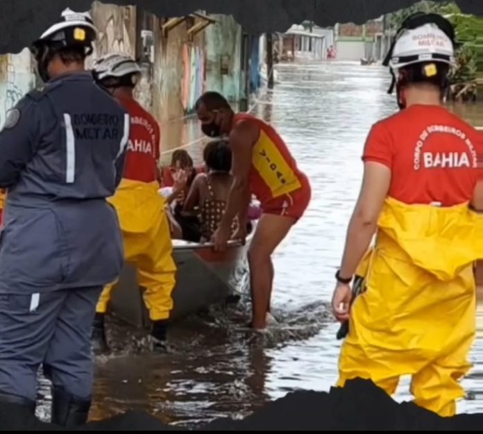 Bombeiros divulgam vídeo com orientações sobre os riscos em caso de inundações e alagamento