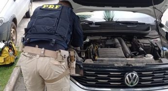 PRF recuperou carro roubado na cidade de Porto Seguro