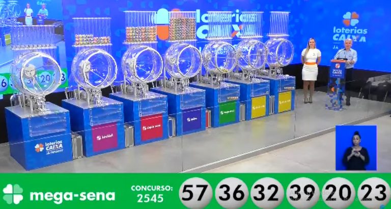 sorteio concurso 2545 da Mega-Sena