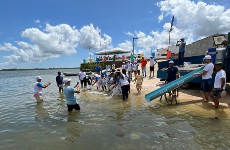 Codevasf peixamento rio são francisco Sergipe