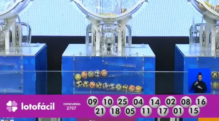 Concurso 2707 da Lotofácil
