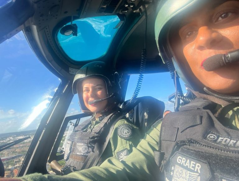 Voo comandado por mulheres faz história na PM baiana