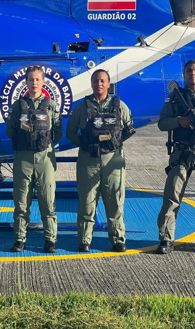 Primeiras mulheres no comando de uma operação áerea na Bahia