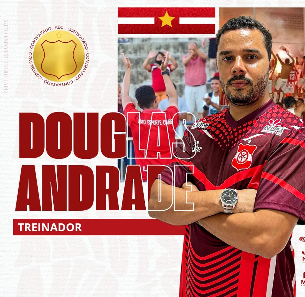 Douglas Andrade é o novo treinador Auto Esporte para o restante do Campeonato Paraibano Betino