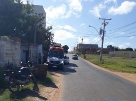Acidente moto bicicleta Guanambi