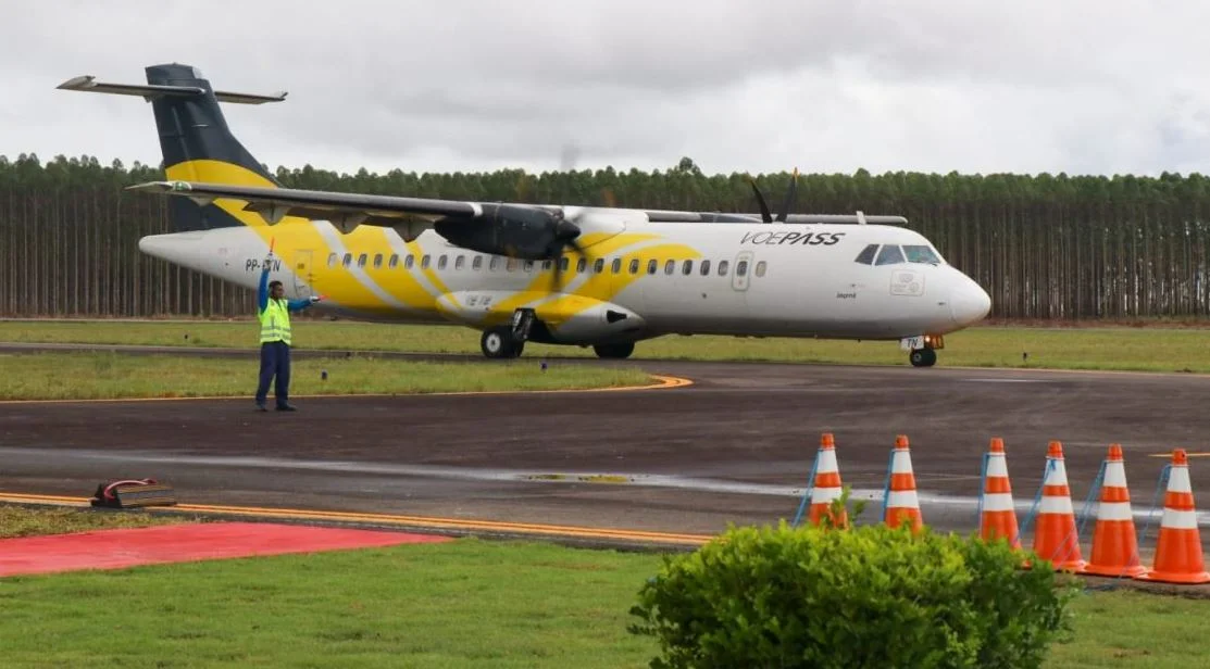 Avião VoePass Aeroporto de Teixeira de Freitas
