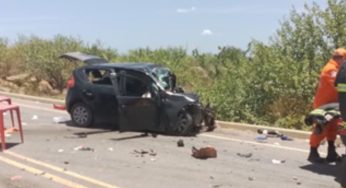 Acidente em rodovia baiana termina com mortes de três policiais e de uma mulher