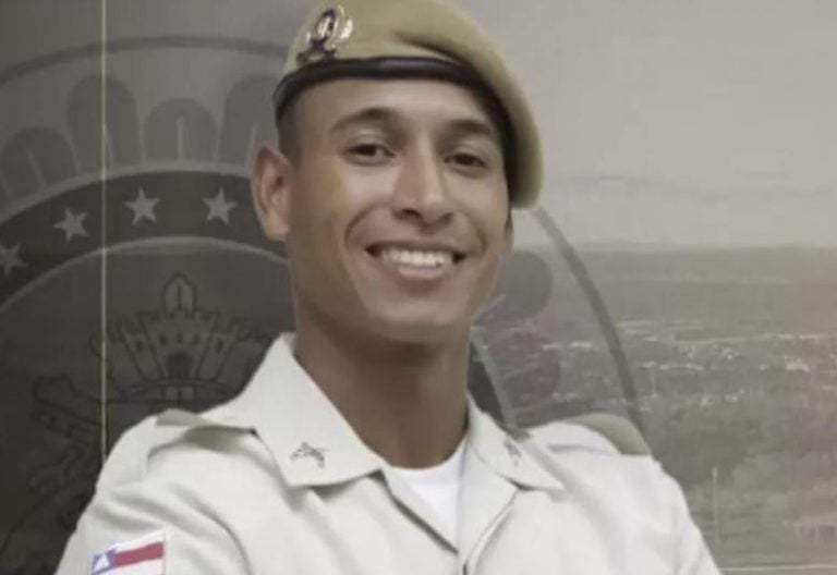 Policial Gabriel, vítima de acidente