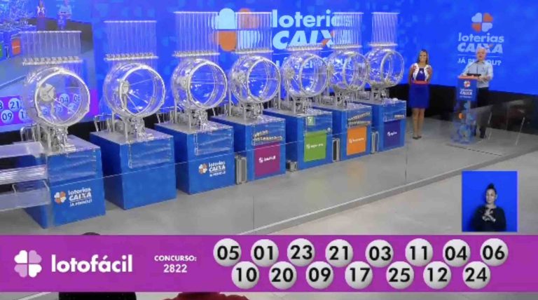 Concurso 2822 da Lotofácil
