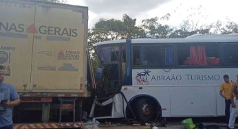 Três pessoas de Pindaí morreram em acidente envolvendo caminhão e ônibus no Norte de Minas