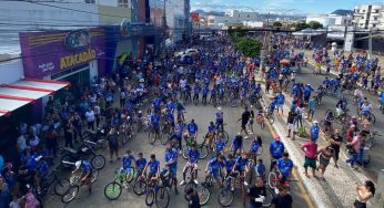 Depois de quatro anos, volta do Passeio Ciclístico levou multidão às ruas de Guanambi