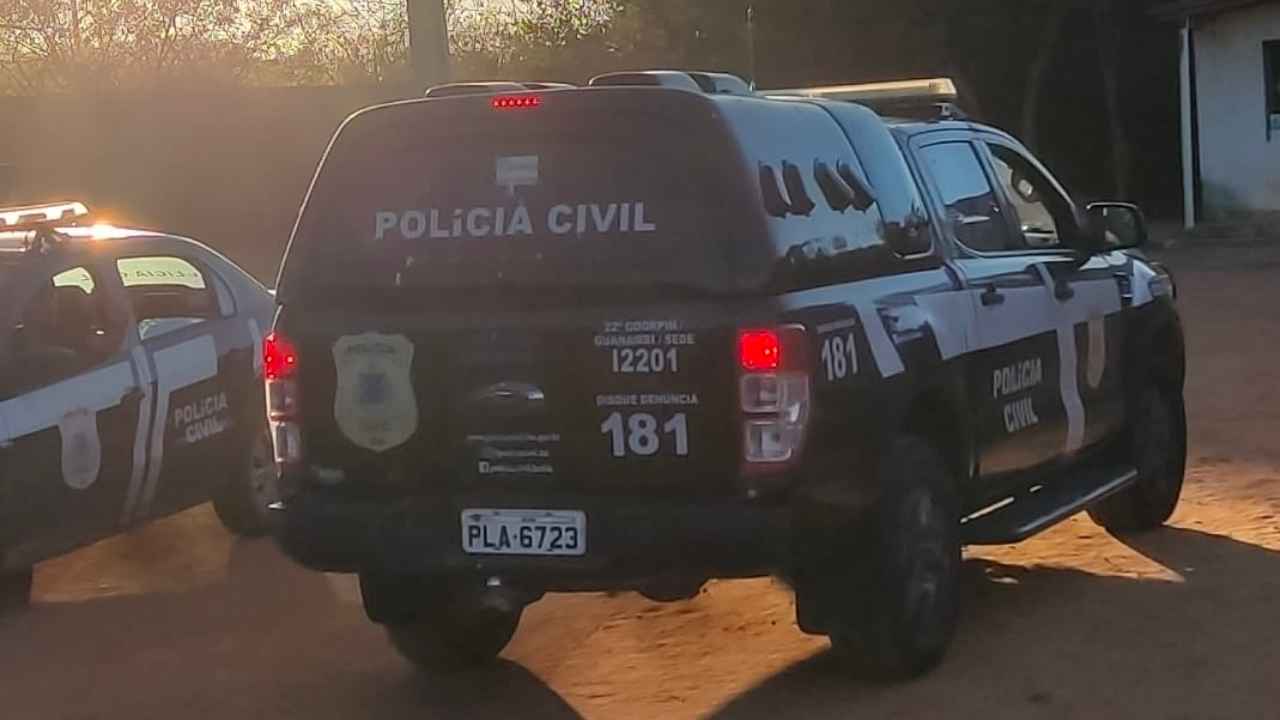 Viaturas operaçao policia civil guanambi