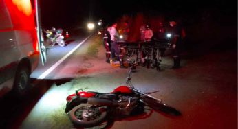 Motociclista está em estado grave após acidente na BR-030, na saída de Guanambi para Caetité